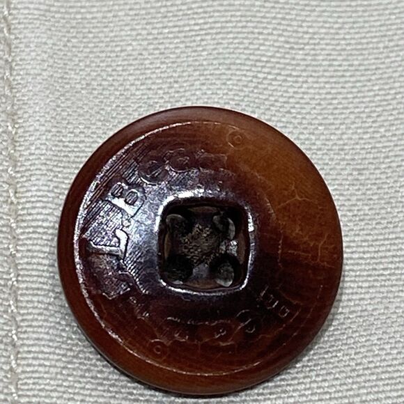 LL Bean Vintage Barn Coat Chore Flannel Lined Jacket Corduroy Trim Womens Medium - Picture 8 of 11